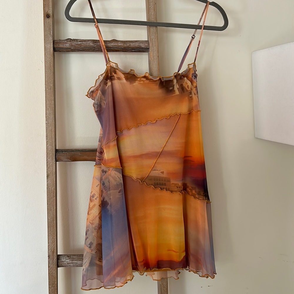 Mini Patterned Dress - image 1